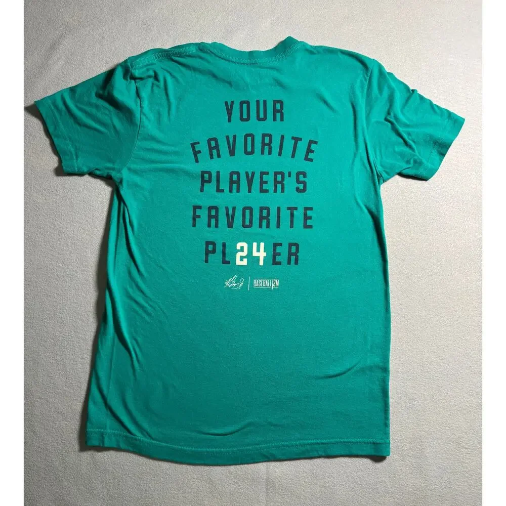 Baseballism Ken Griffey Jr. Bubble Gum The Kid 24 T-shirt Size Large